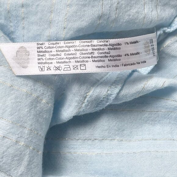 Free People Beach Bum wide leg Jumpsuit in light blue size small - Picture 10 of 11